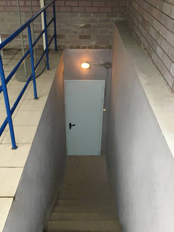 Однопольная дверь (склад, ул. 2-я Вольская)