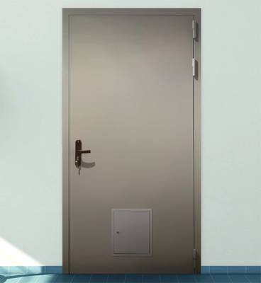 Однопольная дверь со стыковочным узлом