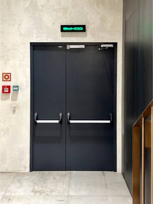 Противопожарная дверь Антипаника для магазина «Золотое яблоко»